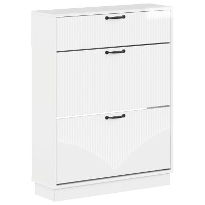 vidaXL Skriňa na topánky HOORN 78 x 24 x 100 cm Kompozitné drevo