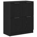 vidaXL Servírovacia skriňa 2 ks Čierny dub 60 x 30 x 70 cm