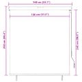 vidaXL Vonkajšia zatemňovacia roleta 140x250 cm modrá a biela