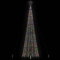 vidaXL LED vianočný stromček s hrotmi 1534 LED farebné 500 cm