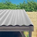 vidaXL Strešné panely 12 ks pozinkovaná oceľ strieborné 60x36 cm