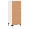 vidaXL Komoda lesklá biela 34,5x34x90 cm spracované drevo