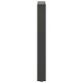 vidaXL Nohy k jedálenskému stolu, antracitové, 2 ks, 60 x (72-73) cm, oceľové