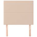 vidaXL Čelo postele Cappuccino 80x5x118/128 cm umelá koža