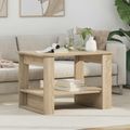 vidaXL Konferenčný stolík Sonoma dub 72 x 50 x 50 cm Kompozitné drevo