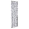 vidaXL Záves proti hmyzu, biely a sivý 56x185 cm, ženilka