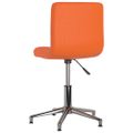 vidaXL Otočné jedálenské stoličky 2 ks oranžové umelá koža
