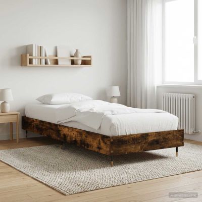 vidaXL Rám postele Dymový dub 80 x 200 cm Kompozitné drevo