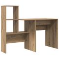 vidaXL Stôl Remeselný dub Kompozitné drevo 131,5 x 50 x 106,5 cm