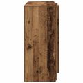 vidaXL Recepčný stôl staré drevo 155x50x103,5 cm kompozitné drevo