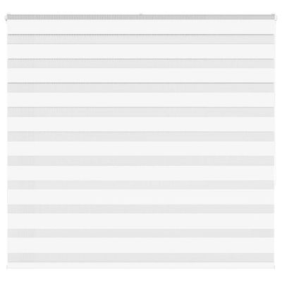 vidaXL Zebra roleta biela 160x150 cm šírka látky 155,9cm polyester