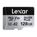 Karta pamäte Lexar High-Performance Silver Plus microSDXC 128GB + adaptér