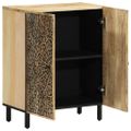 vidaXL Bočné skrinky 3 ks 60x33x75 cm masívne mangovníkové drevo