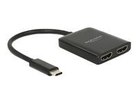 Externý video adaptér - STDP4320 - USB-C - 2 x HDMI - čierna - maloobchod