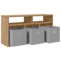 vidaXL Nízka skriňa 72 x 22,5 x 38 cm Remeselný dub