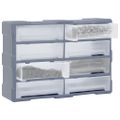 vidaXL Organizér s 8 veľkými zásuvkami 52x16x37 cm