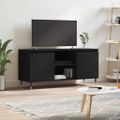 vidaXL TV stolík čierny 104x35x50 cm kompozitné drevo