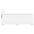 vidaXL Boxspring posteľ s matracom biela 80x200 cm umelá koža