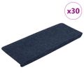 vidaXL Samolepiace nášľapy na schody 30 ks modré 65x24,5x3,5 cm