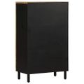 vidaXL Highboard 60x33,5x100 cm Masívne hrubé drevo Mango