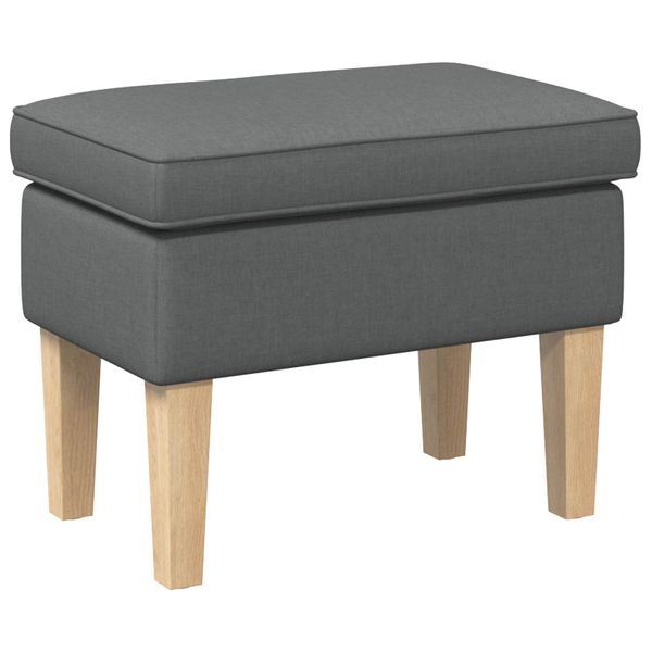 vidaXL Taburetka Tmavosivá 55 x 35 x 41 cm Látka