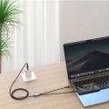 Swissten nabíjecí kabel 2v1 USB-C / USB-C + lightning 100w 1,5 m černý Kabel, nabíjecí a datový, 2v1, USB-C na USB-C/Lightning, max. 100W, opletený, 1,5m, cerný