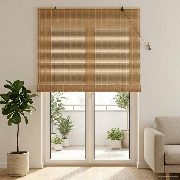 vidaXL Roleta Príroda 130 x 220 cm Bambus