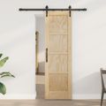 vidaXL Posuvné dvere ORKDAL 61 x 198,5 cm Borovicový masív Prírodná