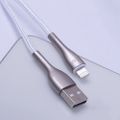 Forever Sleek kábel USB - Lightning 1,0 m 2,4A biely