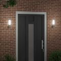 vidaXL Exteriérové nástenné svietidlo 2 ks Strieborná 12 x 8,5 x 29 cm