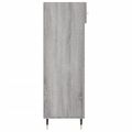 vidaXL Botník sivý dub sonoma 60x35x105 cm kompozitné drevo