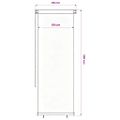 vidaXL Vonkajšia zatemňovacia roleta 85 (Š) x 230 (V) cm modrá HDPE