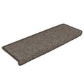 vidaXL Nášľapy na schody vzhľad sisal 30 ks 65x21x4 cm sivé a béžové