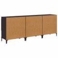 vidaXL Komody 3 ks Čierny dub 60 x 35 x 70 cm Kompozitné drevo