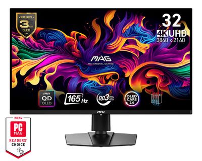 MSI MAG/321UP QD-OLED/31,5''/QD-OLED/4K UHD/165Hz/0,03ms/Čierna/3R