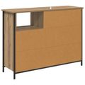 vidaXL Servírovacia skriňa Remeselný dub 100 x 33 x 75 cm