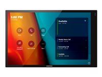 Ovládací panel s dotykovou obrazovkou - bezdrôtový, káblové - Bluetooth, 802.11a/b/g/n/ac - 2,4 GHz, 5 GHz - 10/100 Ethernet - hladká čierna
