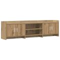 vidaXL TV skrinka 168 x 33 x 47 cm Dub artisan Kompozitné drevo