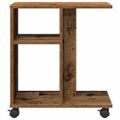vidaXL Bočný stôl Staré drevo 50 x 30 x 55 cm Kompozitné drevo