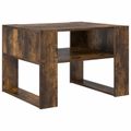 vidaXL Konferenčný stolík Dymová dub 66 x 53 x 45 cm Kompozitné drevo