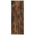 vidaXL Vešiak na stenu Nástenná montáž Dymová dub 30 x 1,5 x 80 cm