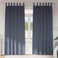 vidaXL Záclony na zatemnenie s krúžkami 2 ks Antracitová 225 x 140 cm