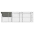 vidaXL Klietka pre sliepky 3 ks Strieborná 600 x 200 x 200 cm