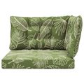 vidaXL Vankúš na vonkajšiu pohovku Polyester Design s listami