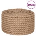 vidaXL Jutové lano 100 m dlhé, 16 mm hrubé