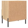 vidaXL Nočný stolík dub sonoma 40x35x47,5 cm kompozitné drevo