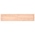 vidaXL Stolová doska 200x40x(2-4) cm neošetrený masív živé hrany