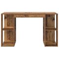 vidaXL Stôl Staré drevo Kompozitné drevo 130 x 50.5 x 75 cm