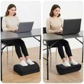 vidaXL 44 x 29 x 17 cm Pevný PU pena Čierna