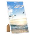 vidaXL Fotorámiky na stôl, koláž 3 ks, biele 10x15 cm, MDF